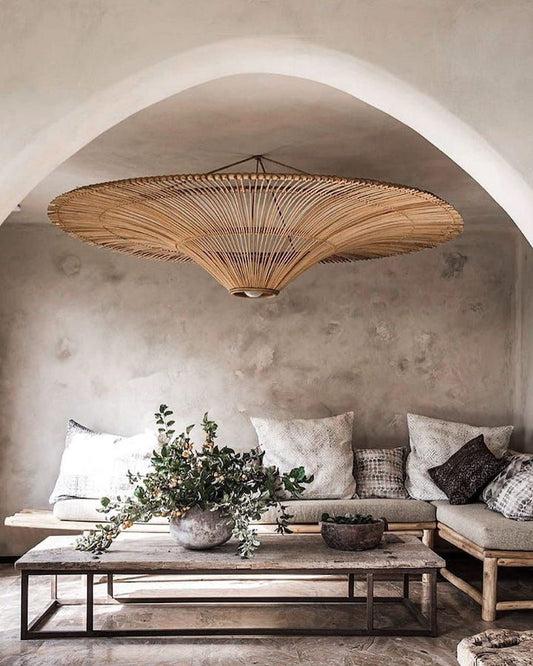Sunshade Rattan Lampshade