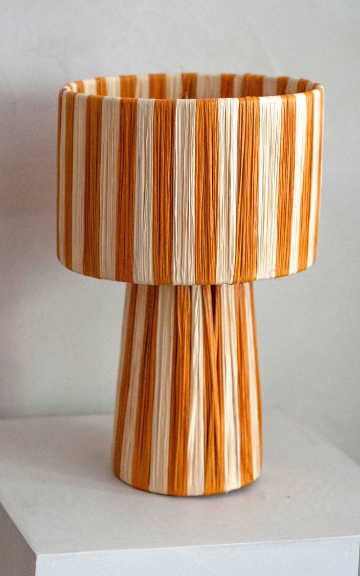 Classy Raffia Table Lampshade