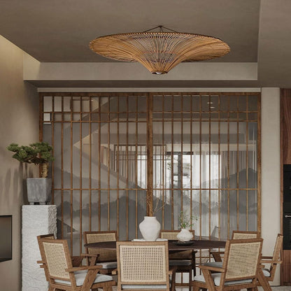 Sunshade Rattan Lampshade