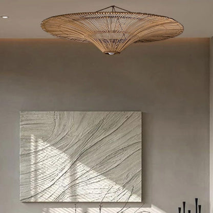 Sunshade Rattan Lampshade