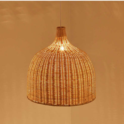 Elegant Rattan Pendent Lampshade