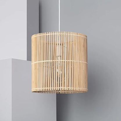 Chalice Pendent Rattan Lampshade