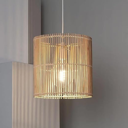 Chalice Pendent Rattan Lampshade