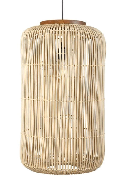 Pumpkin Rattan Pendant Lampshade