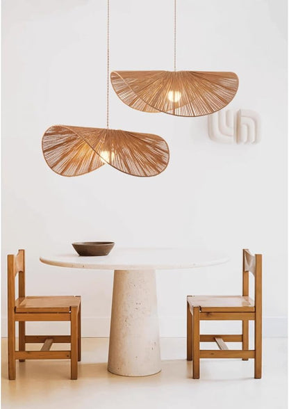 Swinging Raffia Pendent Lampshade