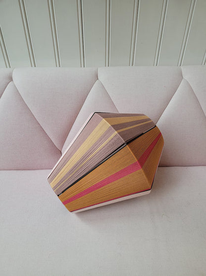 Diamond Shaped Jute Lampshade