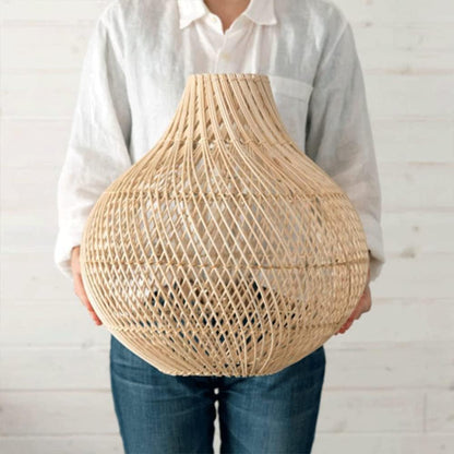 Oval Rattan Lampshade