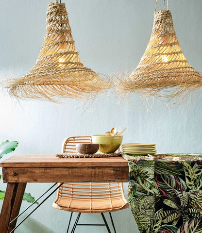 Raffia Hanging Lampshade