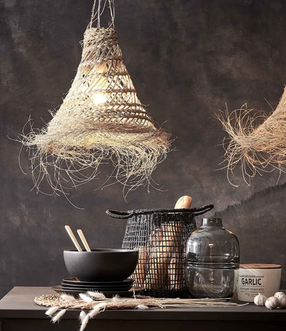 Raffia Hanging Lampshade
