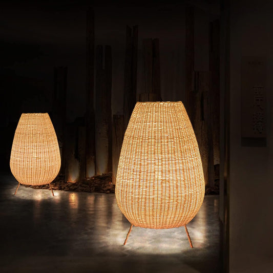 Pot Shaped Floor Lampshade with stand