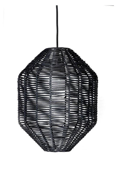 Designer Flat Rattan Lampshade