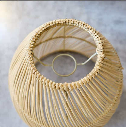 Hanging Pendent Rattan Lampshade