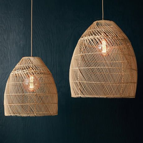 Hanging Pendent Rattan Lampshade