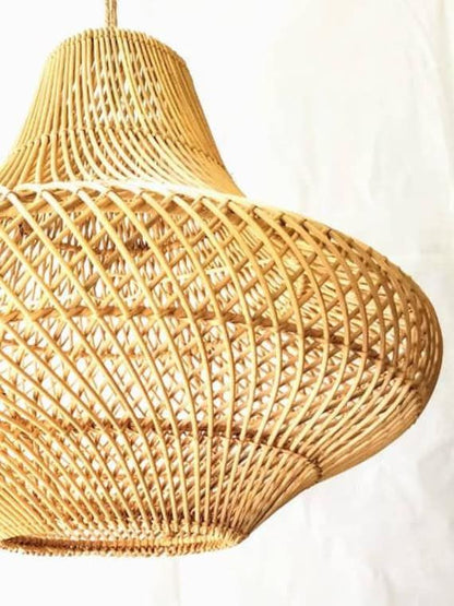 Mushroom Rattan Pendant Lampshade