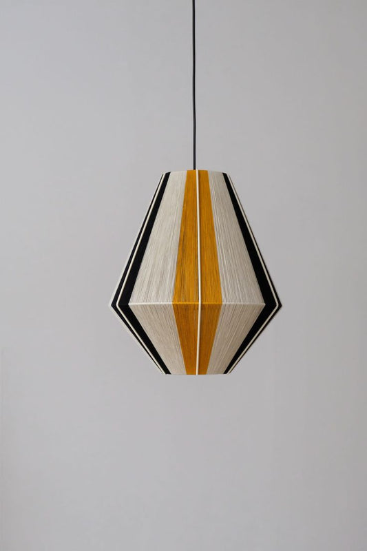 Diamond Shaped Jute Lampshade