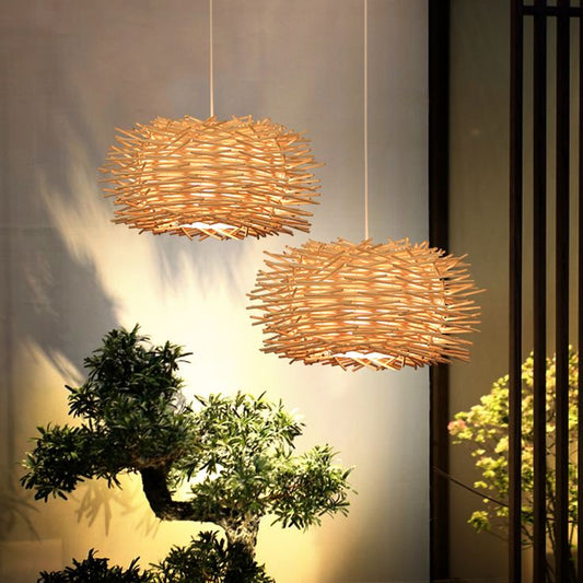 Crouch Pendent Rattan Lampshade