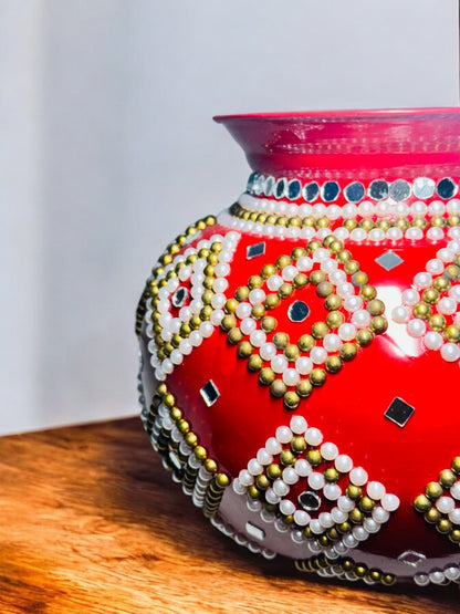 Decorative Round Pot (Design-1)