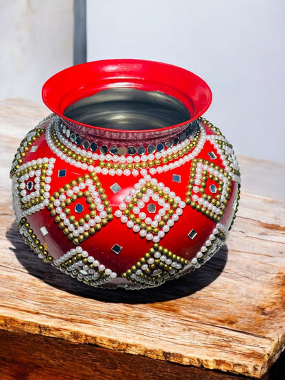 Decorative Round Pot (Design-1)