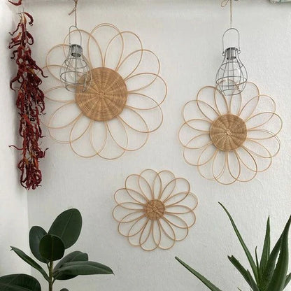Beautiful Set of 3 cane Wall Decor