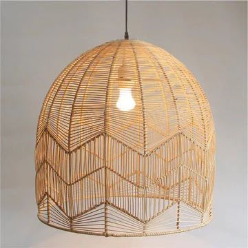 Designer Pendent Rattan Lampshade