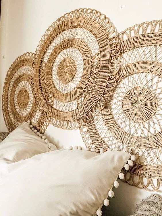 Orbit Round Cane Wall Decor