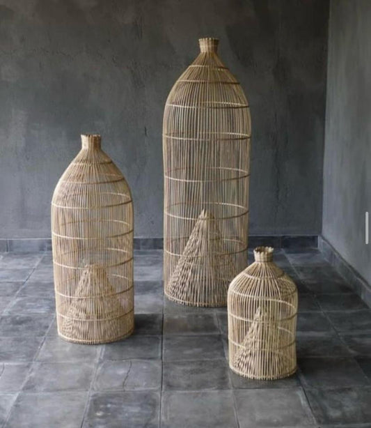 Canister Rattan Pendent Lampshade