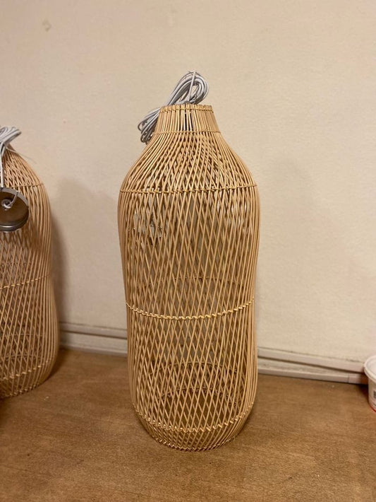 Flask Rattan Pendant Lampshades