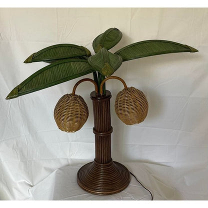 Coco Tree Rattan Table Lamp