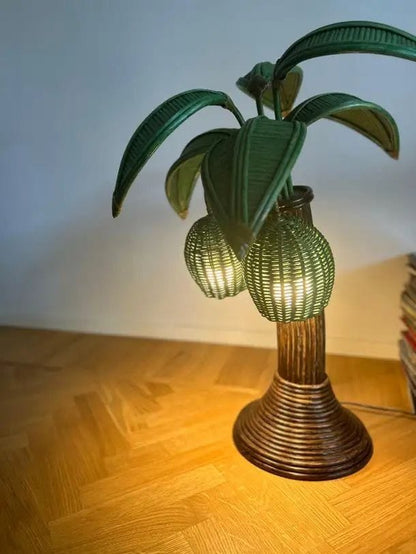 Coco Tree Rattan Table Lamp