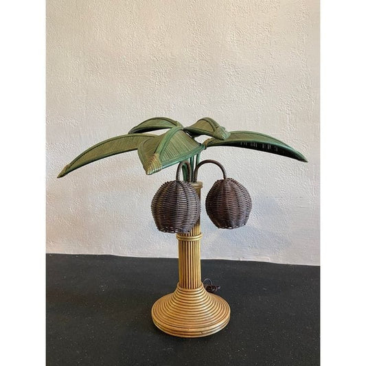 Coco Tree Rattan Table Lamp