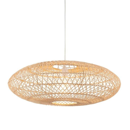 Spaceship Rattan Pendant Lampshade