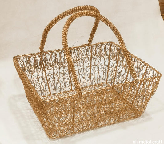 Net Metal Hamper Basket (Design-1)