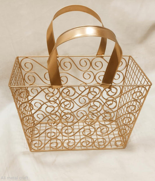 Metal Hamper Basket