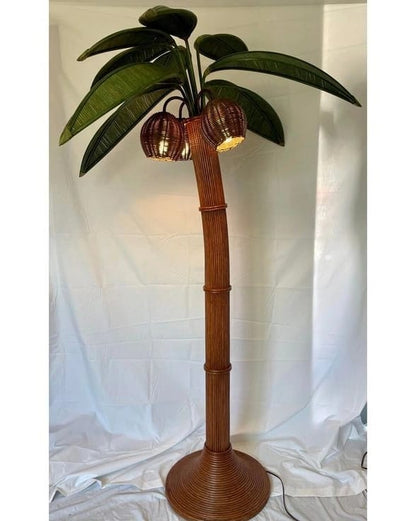 Rattan Coco Tree Huge Floor Lampshade