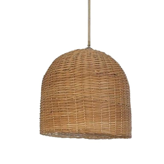 Round Woven Cup Pendant Rattan Lampshade