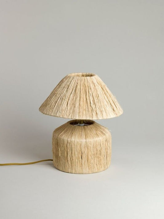 Raffia Table Lampshade