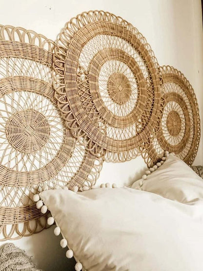 Orbit Round Cane Wall Decor